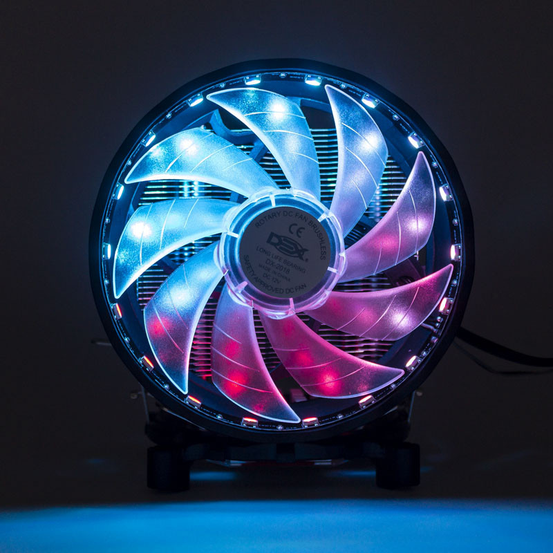 Cooler para Processador Intel / AMD com 1 Fan 120mm e LED ARGB DEX - DX ...