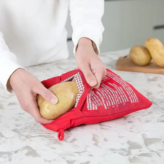 Bolsa/Saco De Microondas Reutilizavel Para Assar Batata 25X19Cm