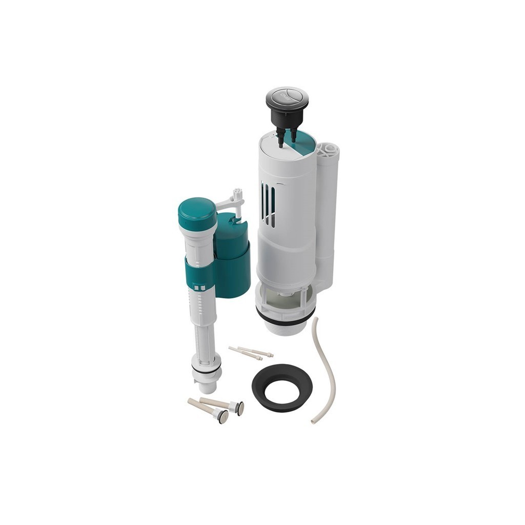 Kit Completo Duplo Acionamento Caixa De Descarga Civitt