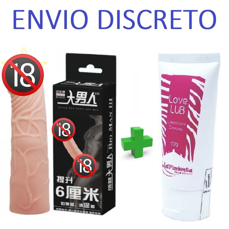 CAPA PENIANA GROSSA MASCULINA PÊNIS 17CM E LUBRIFICANTE 60G | Shopee Brasil