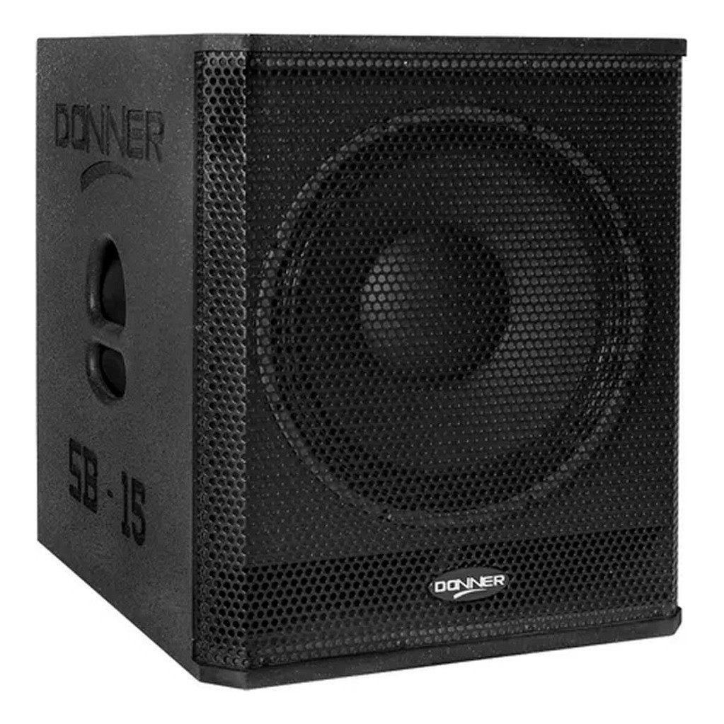 Subwoofer Ativo Donner Sub15a 15'' Ativo Preto 625w