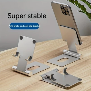 Suporte Para Telefone Celular De Liga De Alumínio tablet Dobrável Preguiçoso De metal Portátil