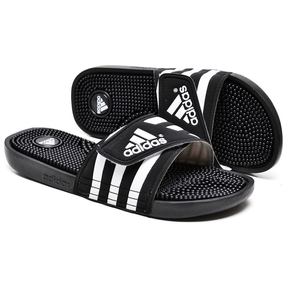 Chinelo Adissage Slide LANÇAMENTO Preto Branco