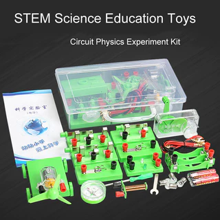 DIY Circuito Básico Kit De Aprendizagem De Eletricidade Experimento De Física Habilidade Prática Auxílio De Treinamento 