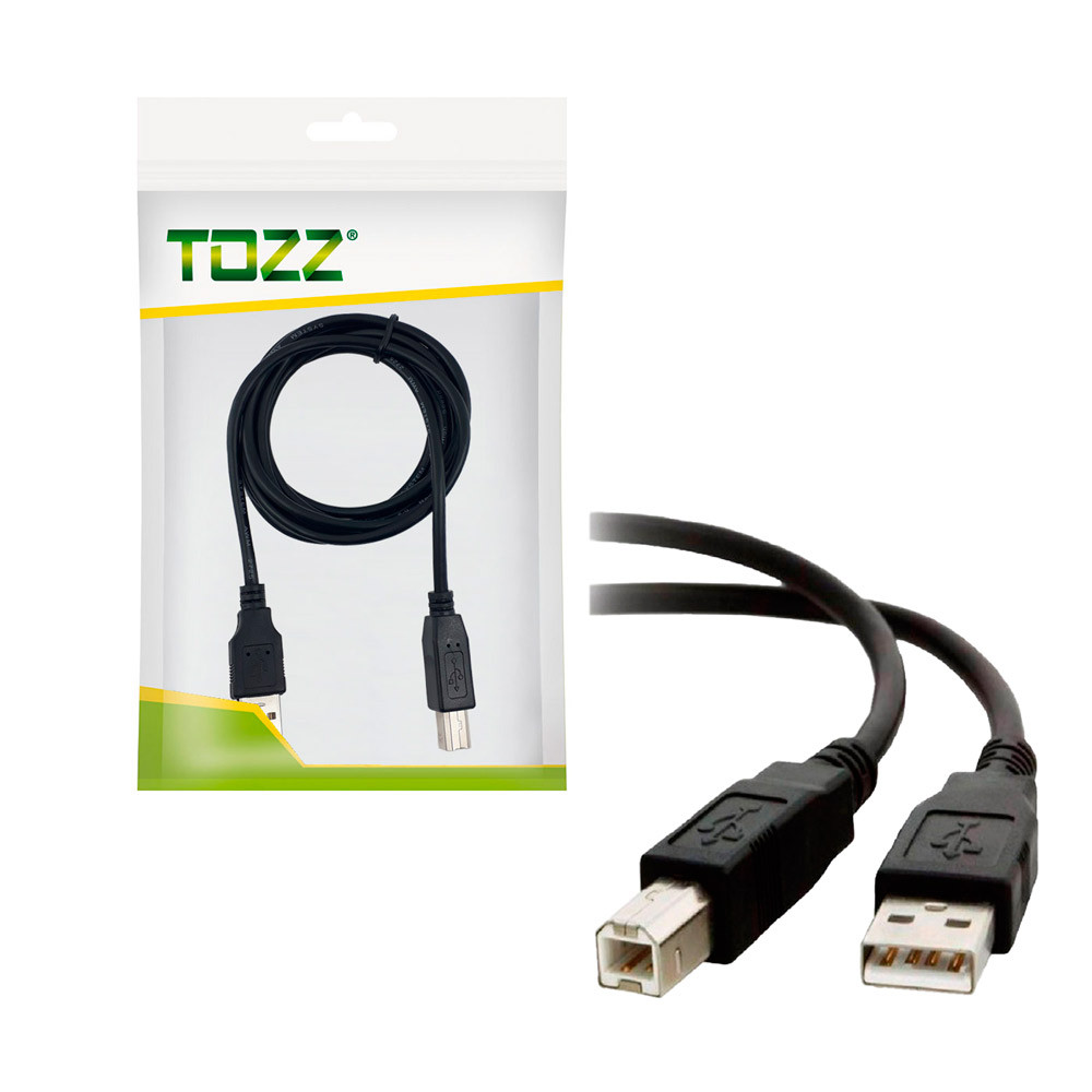 Cabo Usb Para Impressoras E Computador 10 METROS 2.0 TOZZ | Shopee Brasil