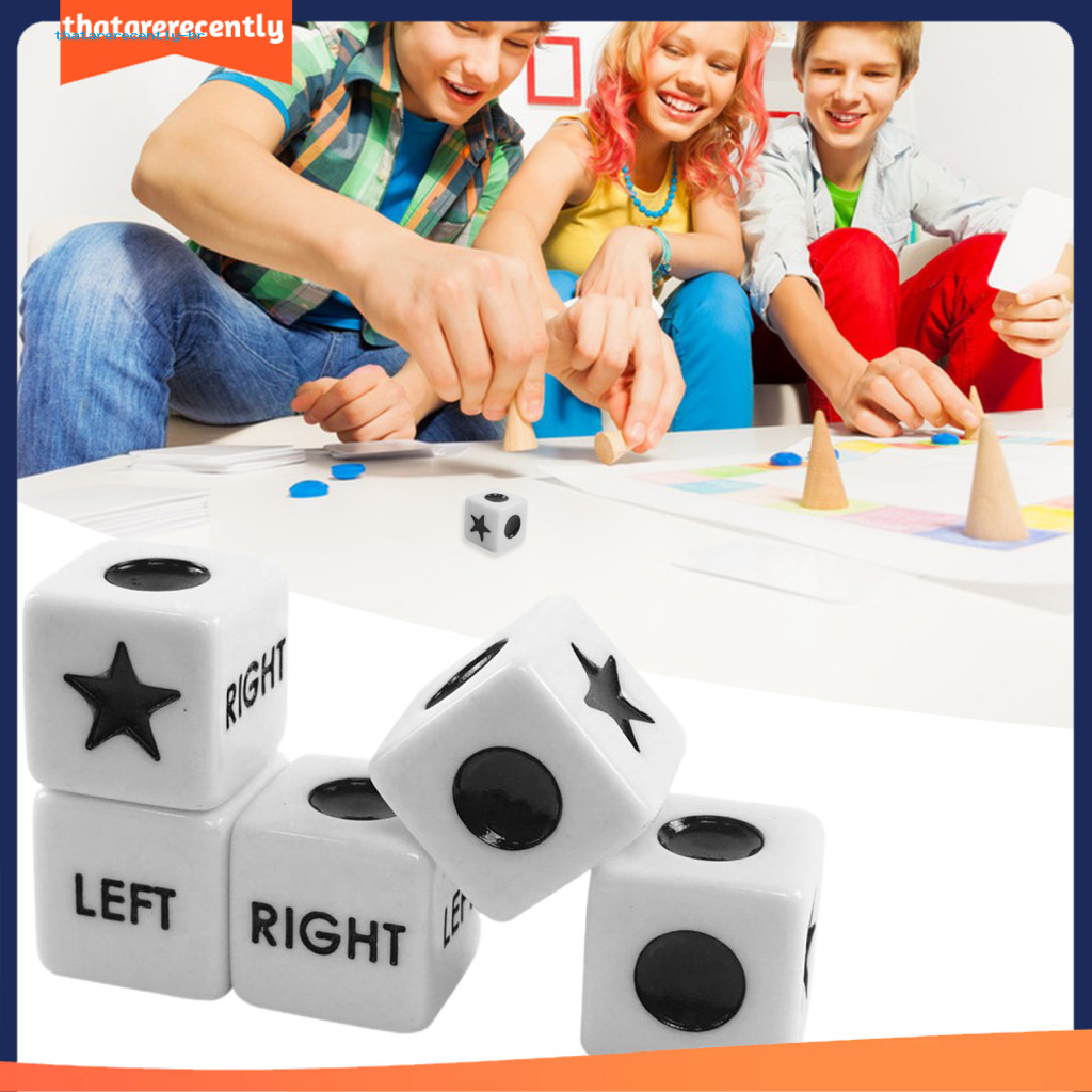Interactive Dice Game 6-sided Acrylic Set for Fun Games Easy to Grip ...