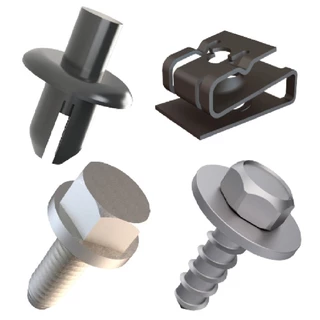 KIT 14 GRAMPOS PRESILHAS PARACHOQUE DIANTEIRO CELTA PRISMA 2007 2008 2009 2010 2011