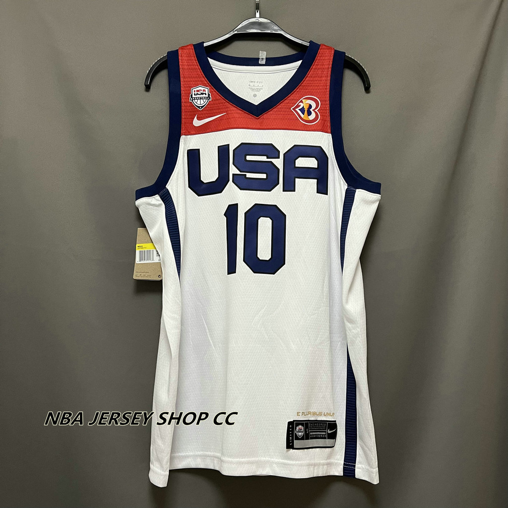 2023 Equipe Masculina Dos E.u.a . # 10 Anthony Edwards Jersey Branco