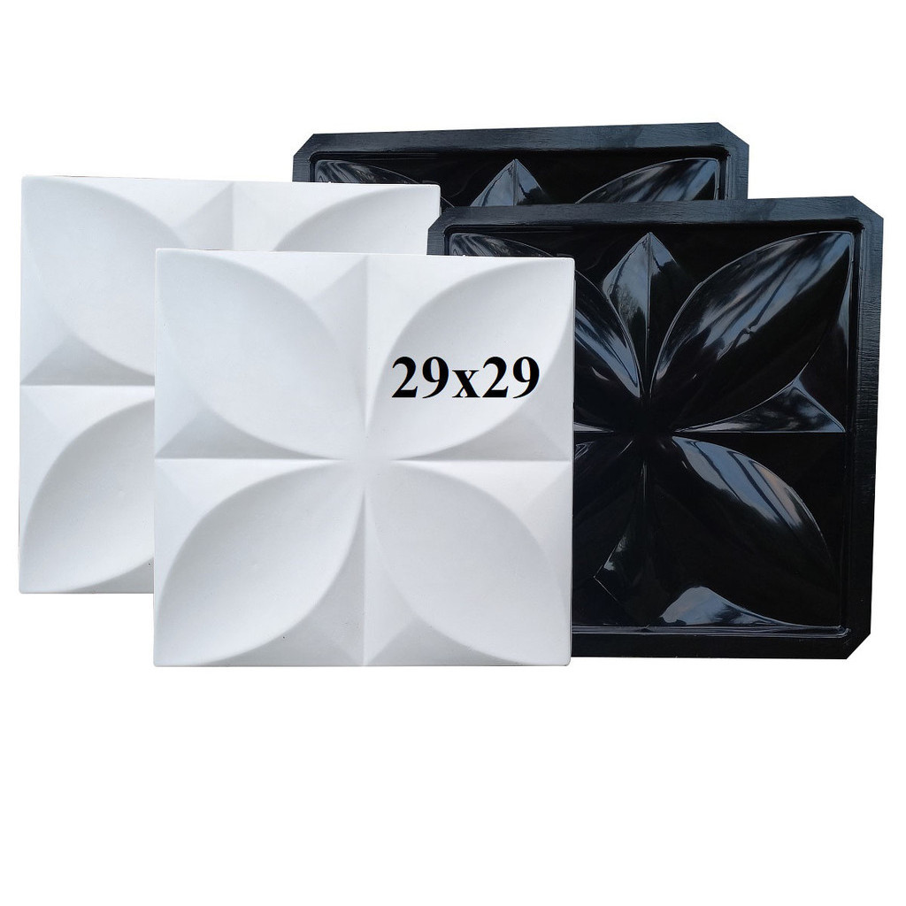 2 Formas Para Gesso Molde para Gesso Placa para Gesso 29x29cm