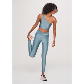 Calça Legging Esportiva Feminina Com Brilho E Proteção Uv 50+ Hering Sports