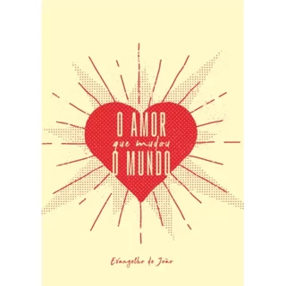 Evangelho De João | Estudo Indutivo | O Amor Que Mudou O Mundo | Evangelismo | Capa Coração em Oferta na Shopee