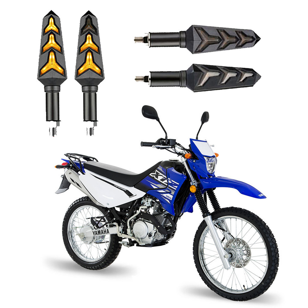 KIT 4 Seta Sequencial Pisca de Led Universal Estrela Modelo P09S Moto ...