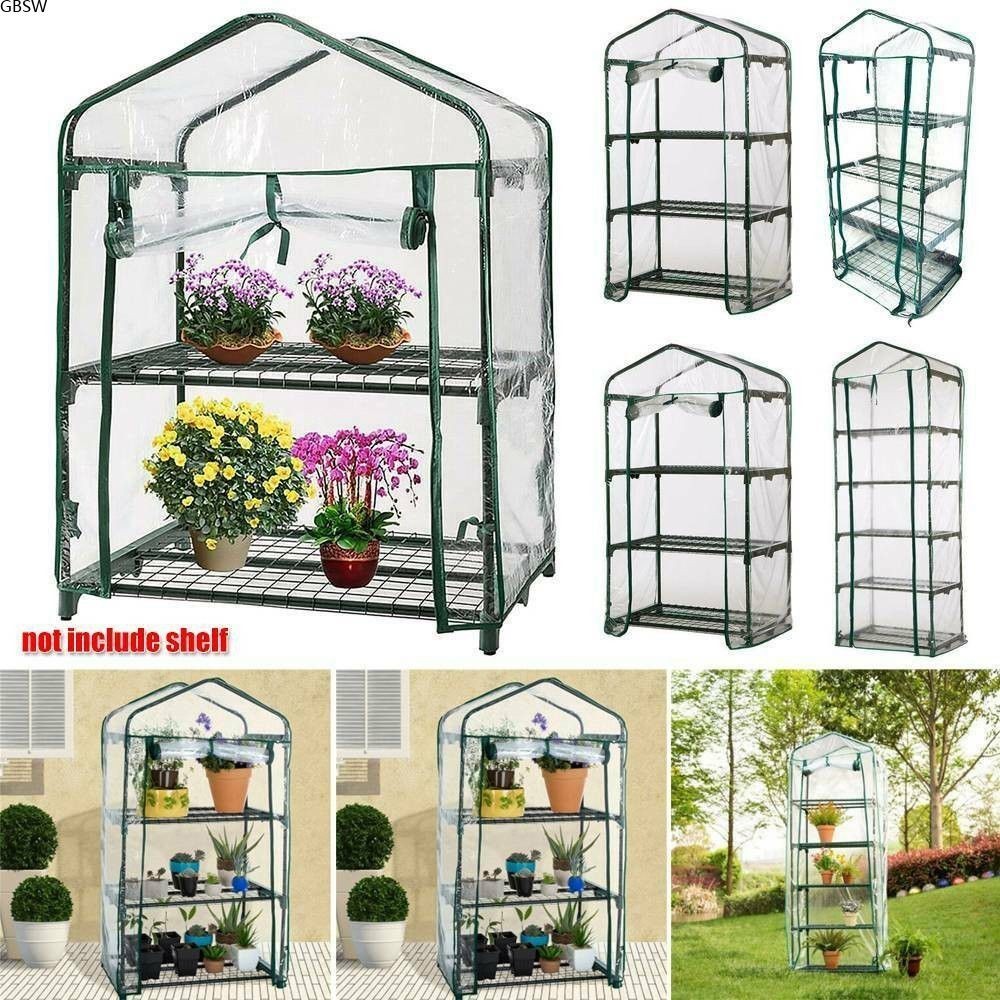 [Em estoque] 2/3/4/5 Camadas Planta Galpão Durável Suprimentos de jardim Cobertura de estufa Resistente à corrosão Planta Cultivo de minitúnel Transparente Pvc Grow Bolsa