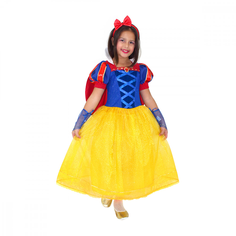 Fantasia Infantil da Branca de Neve Luxo | Shopee Brasil