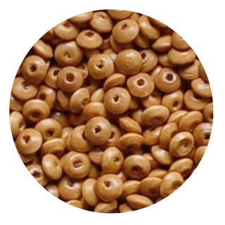 Entremeio 100% madeira achatada 6mm 100 peças ideal para bijuterias, e artesanatos em geral.
