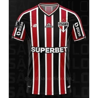 Camisa De Time 2024 Away Masculina Futebol São Paulo II Top 1:1