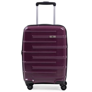 Mala de Bordo Polipropileno 4 Rodas  SwissOne Montreux Roxo