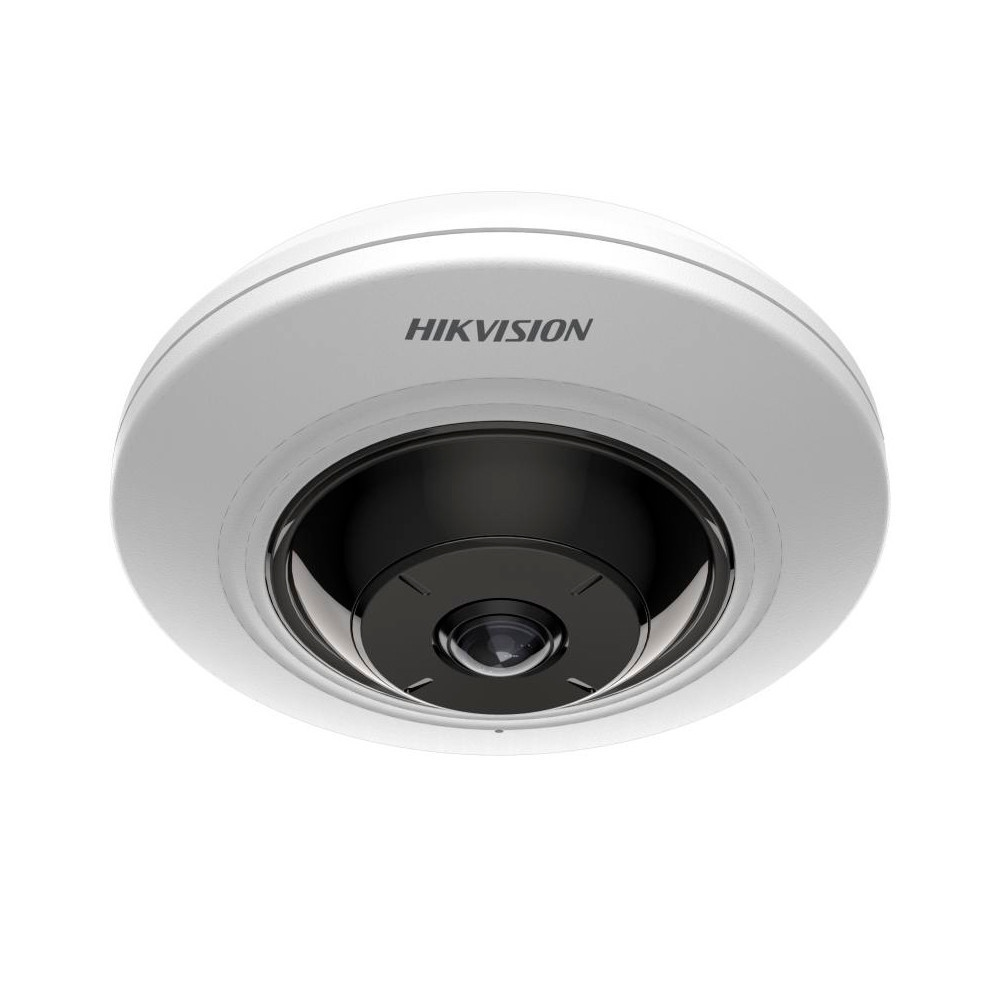 Câmera De Segurança Hikvision Fisheye AcuSense 5MP 2K 1.5mm - DS-2CD3956G2-IS(U)