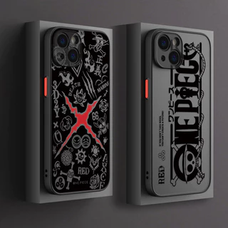 Capa Para Samsung Galaxy A13 A14 A20S A21S A22 A23 A30 A32 A33 A42 A51 A52S A53 A70 A71 A72 A73 A81 4G 5G One Piece Logo Etiqueta De Celular Translúcida Fosca