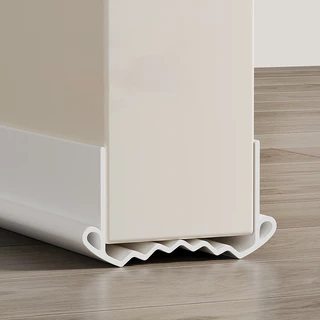 Fita De Vedação Flexível De Fundo De Porta Em PVC 96cm Portas Bloqueador De Ruído À Prova D'água Cortável Sob