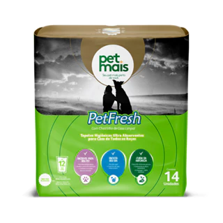 Tapete Higiênico Para Cães PetFresh Petmais 14 Unidades em Oferta na Shopee
