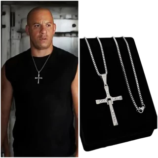Colar Cruz Velozes e Furiosos Dominic Toretto Aço Inox 316l
