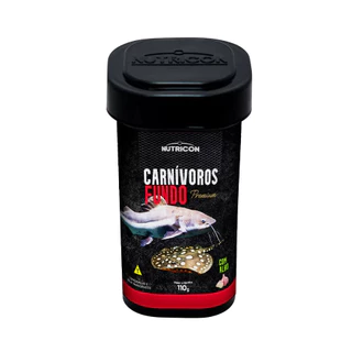 Ração para Peixes Carnívoros Fundo 110g Nutricon