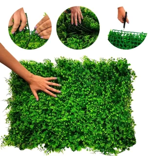 Placa Parede Verde Samambaia Muro Inglês KIT 4 Unid