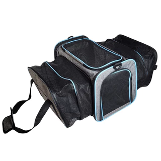 Bolsa Mochila Extensível Pet Cachorro Gato Luxo Avião