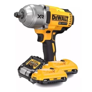 Chave De Impacto Dewalt 1/2 Dcf900 2 Baterias 3ah+ Carreg.
