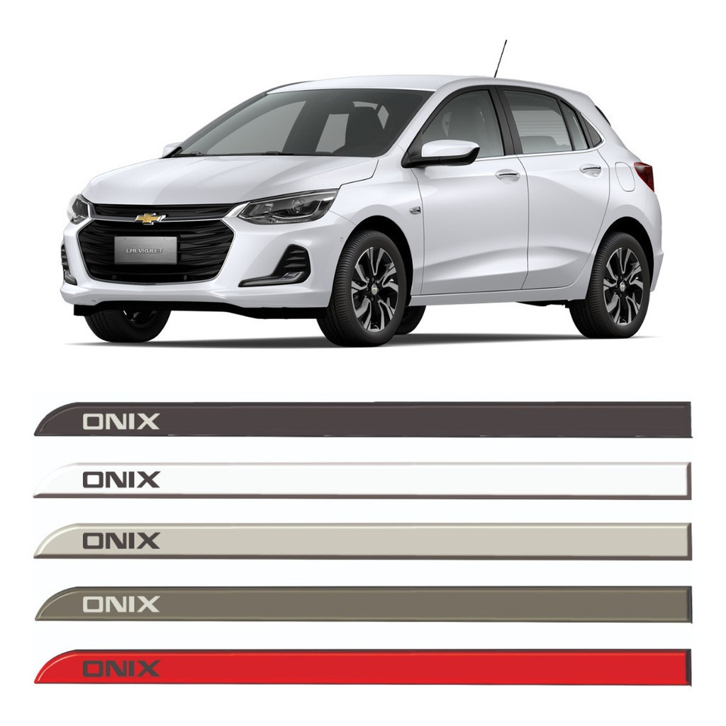 Friso Lateral Chevrolet Onix Cores Originais 2020 2021 2022 | Shopee Brasil