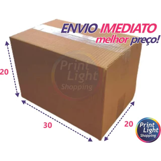 100 Caixas De Papelão Para Correios Sedex E Pac 30x20x20 Cm