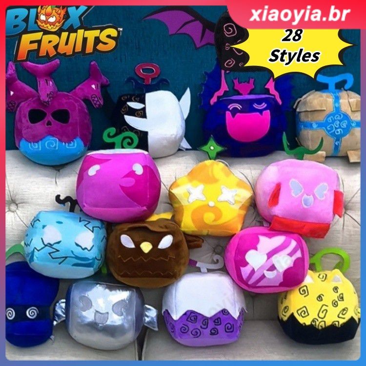 28 Estilos Blox Fruits Brinquedos de Pelúcia Desenho Animado Jogo ...