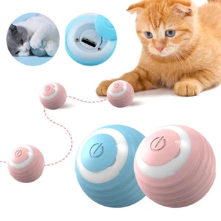Bola Elétrica Automática Para Gatos-Brinquedo Giratório , Recarregável via USB , Adequada Cães E , Acessório Animais De