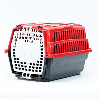 Caixa de Transporte Cat Love Travel Vermelho Pet Injet Nº01 em Oferta na Shopee