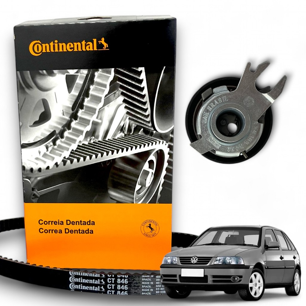 Kit Correia Dentada + Tensor Vw Gol G3 G4 G5 G6 1.0 1.6 8v | Shopee Brasil