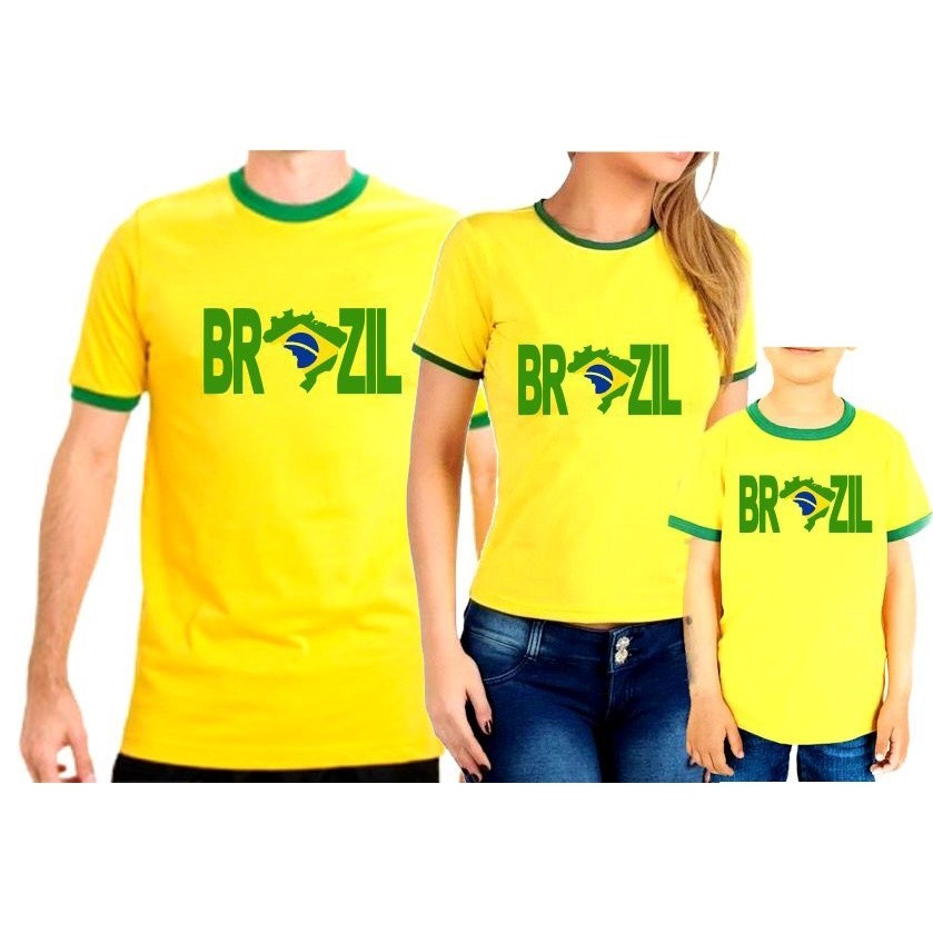 Camisa Brasil Régia Amarela Amarelo