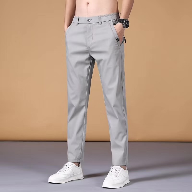 Calça Casual Masculina De Verão Fina Popular De Moda Coreana .