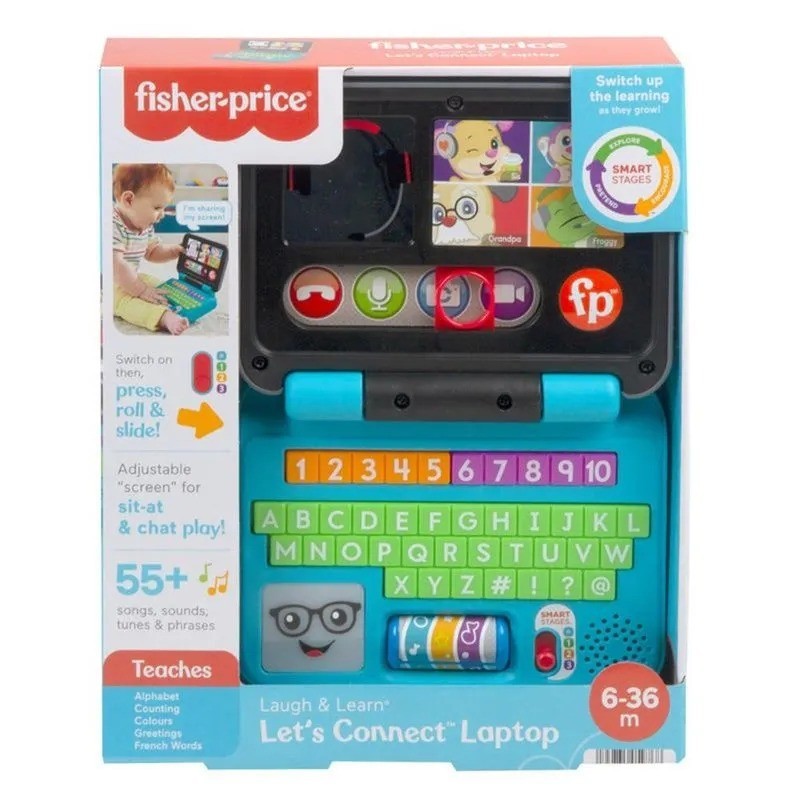 Let's Connect Laptop Fisher-Price Ria e Aprenda | Shopee Brasil