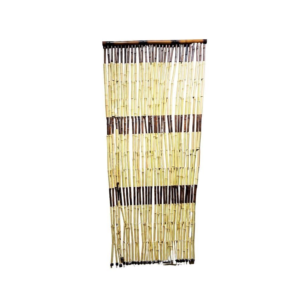 Cortina Artesanal de Bambu 30 Fios | Shopee Brasil