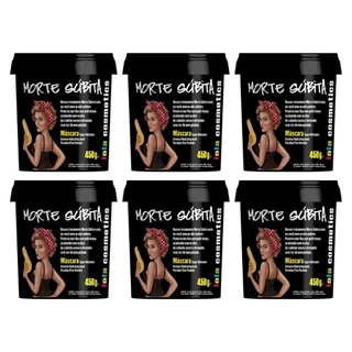 Kit com 6 Morte Súbita com 450g Máscara de Tratamento Lola Cosmetics