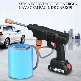 Pistola de Lavagem Profissional de Alta Pressão sem Fio Recarregável Portátil e Multifuncional MARISA