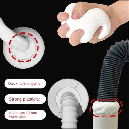 Massa De Vedação Impermeável Flexível De Uma Peça 15g Enchimento De Furo De Parede À Prova De Insetos Para Tubos E Lacun