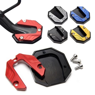 Scooter Motocicleta Kickstand Extensor De Pé Placa De Apoio Anti-Derrapante Base Ampliada 0860