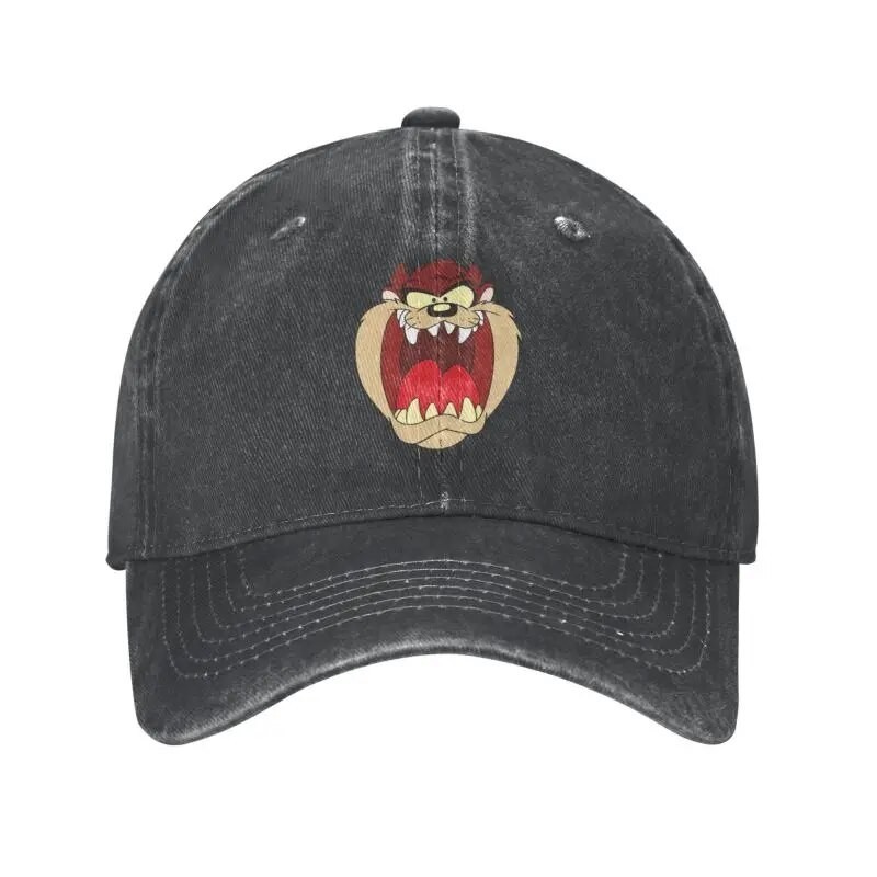 Taz Cartoon Personalizado De Algodão Tasmaniano Anime Devil Baseball Boné De Basebol Homem Ao Ar Livre Mulher Ajustável Pai Chapéu De Outono