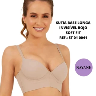 Sutiã base longa com efeito invisível FIT corte a lase Nayane Rodrigues Ref.: ST0141