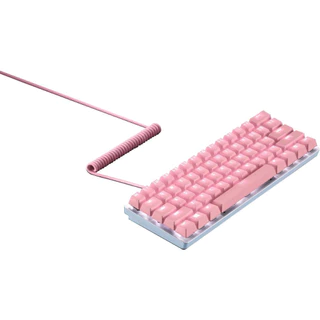 Conjunto de teclas Razer Keycap PBT + Cabo Espiral - Quartz - RC2101491000R3X