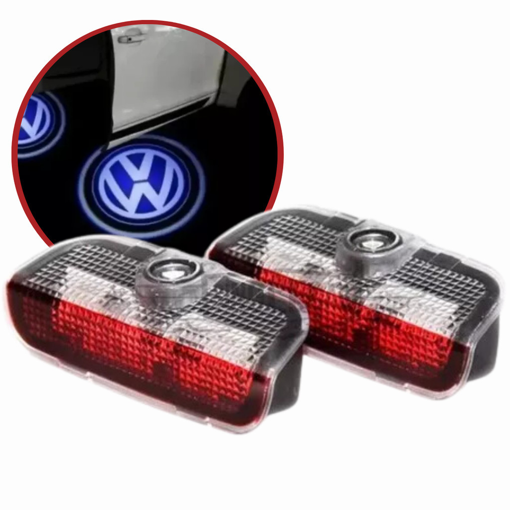 Par Projetor De Porta Luz De Cortesia Volkswagen Golf Jetta