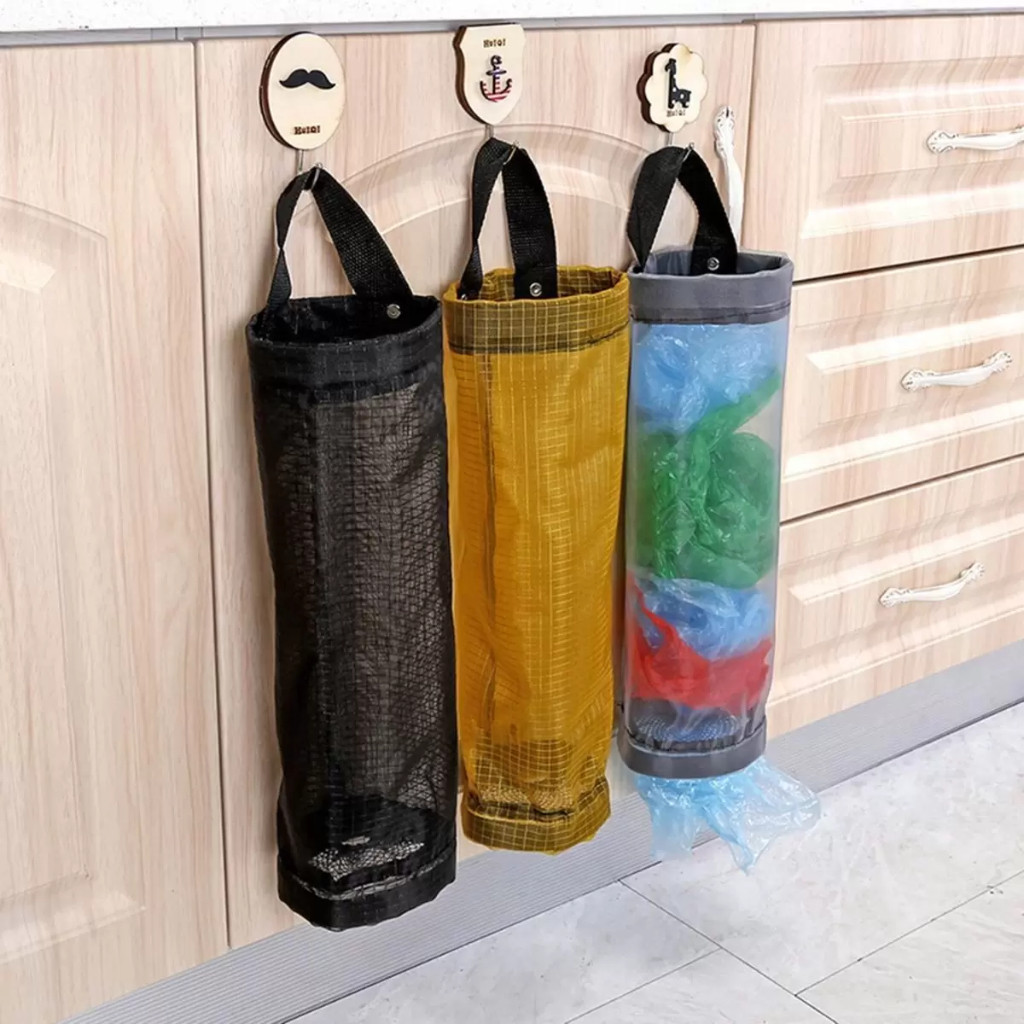 Kit 3 Porta Sacos Com Alça de Apoio Organizador Para Cozinha | Shopee ...