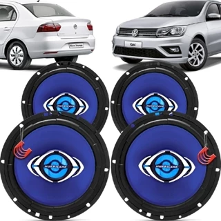 Kit Alto Falantes Dianteiros e Traseiros Volkswagen Voyage G8 2019 até 2022 - Hurricane Class 520w em Oferta na Shopee